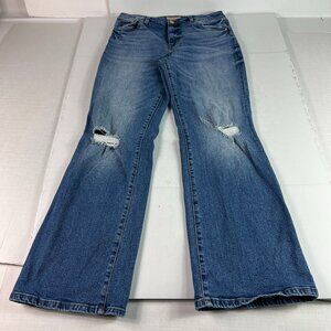 Kut From The Kloth Jeans Women's 31x30* Nadia Flare High Rise Blue Denim Tag 8